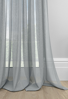 Salerno Voile, Dove Grey - Made to Measure Curtains